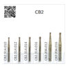 Бор твердосплавний CB2 (010) зворотній конус Verdent, шт 11845