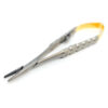 Голкотримач Castroviejo Needle Holder straight прямий 150мм UNICORN Medical Instruments № 1923/TC 150mm Gold (Tungsten Carbide Inserts) 10025