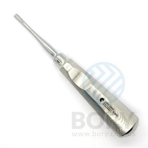 Елеватор Luxator Root Elevator 4мм прямий UNICORN Medical Instruments № EL-4mm