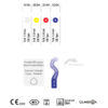 EndoArt Pedo Blue Kit ass. Ni-Ti Files Inci Dental машинные файлы с эффектом памяти для педиатрии, 3шт – L 18mm 3692