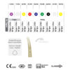 EndoArt Touch Gold Ni-Ti Files Inci Dental машинні файли з ефектом пам’яті, 6шт – L 25mm 3705