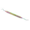 Зонд двосторонній Explorer Double Ended Probe Multi Color Rainbow UNICORN Medical Instruments № 23/17A color 9367