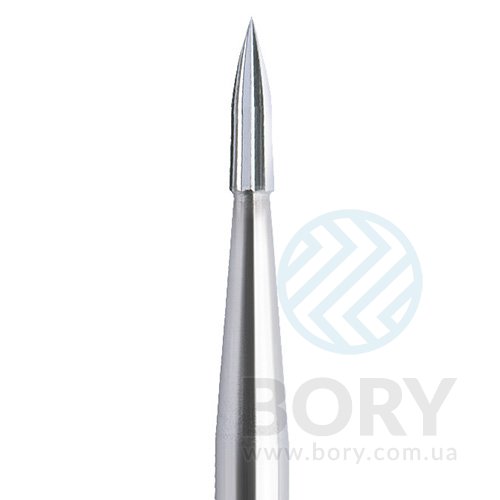 Бор твердосплавний фінір CF246 (495) полум’я Verdent турбінний, шт