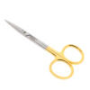 Ножницы хирургические прямые Iris Surgical Scissors Straight 115мм UNICORN Medical Instruments № 3511/TC Gold (Tungsten Carbide Inserts) 9296
