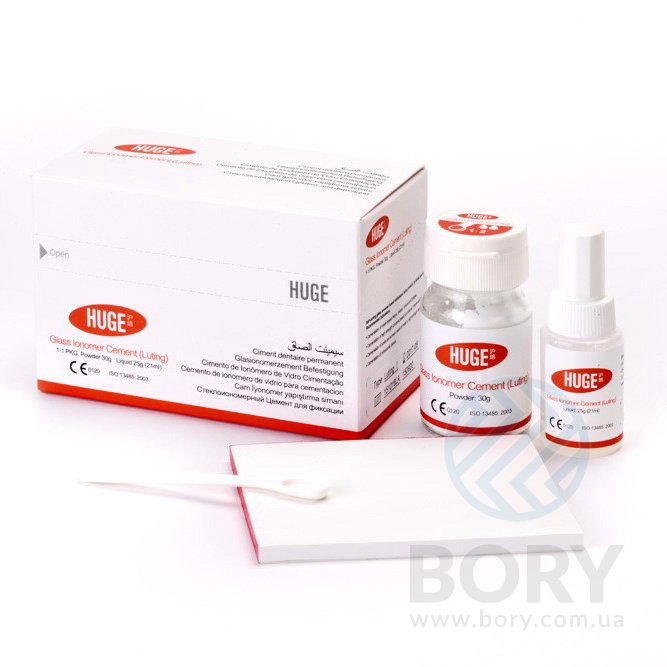 Luting Huge склоіономерний цемент для фіксації, 30г + 25г