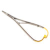 Голкотримач Mathieu Needle Holder 140мм UNICORN Medical Instruments № 1856 Gold (Tungsten Carbide Inserts)