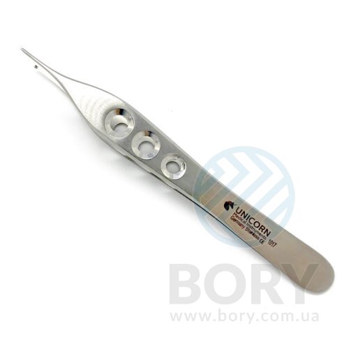 Пінцет хірургічний мікро Micro Adson Tweezer 1×2 120mm UNICORN Medical Instruments № 1017