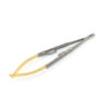 Иглодержатель Castroviejo Needle Holder straight прямой 140мм UNICORN Medical Instruments № 1921 TC Gold (Tungsten Carbide Inserts) 4539