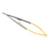 Иглодержатель Castroviejo Needle Holder straight прямой 180мм UNICORN Medical Instruments № 1922 TC Gold (Tungsten Carbide Inserts)
