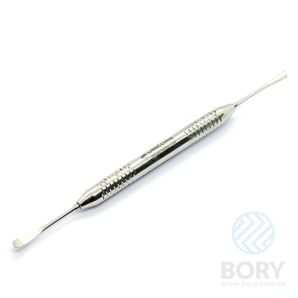 Периостальный элеватор Periosteal Elevator 4.0мм triangular tip, 4.0мм rounded tip UNICORN Medical Instruments № 0560