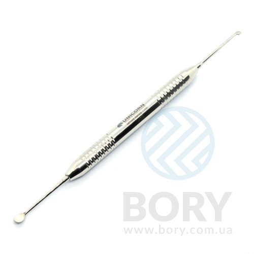 Периостальный элеватор Periosteal Elevator Molt 6.0мм large tip, 4.0мм small tip UNICORN Medical Instruments № 0890