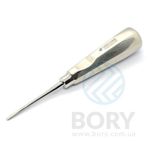 Элеватор Root Elevator 3мм straight Long прямой удлиненный 165мм UNICORN Medical Instruments № 219А