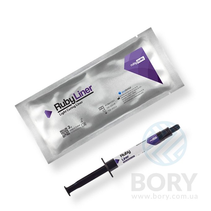 RubyLiner Inci Dental склоіономерний цемент світлового затвердіння, 2г