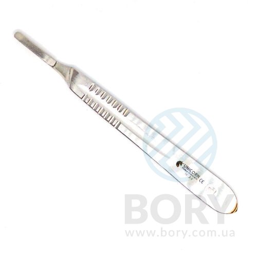 Ручка для скальпеля №4 плоска Scalpel Handle No.4 UNICORN Medical Instruments № 3634