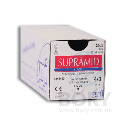 Шовний матеріал SUPRAMID SMI AG Бельгія Супрамід поліамід