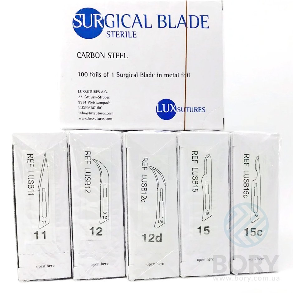 Леза для  скальпеля Luxsutures, шт