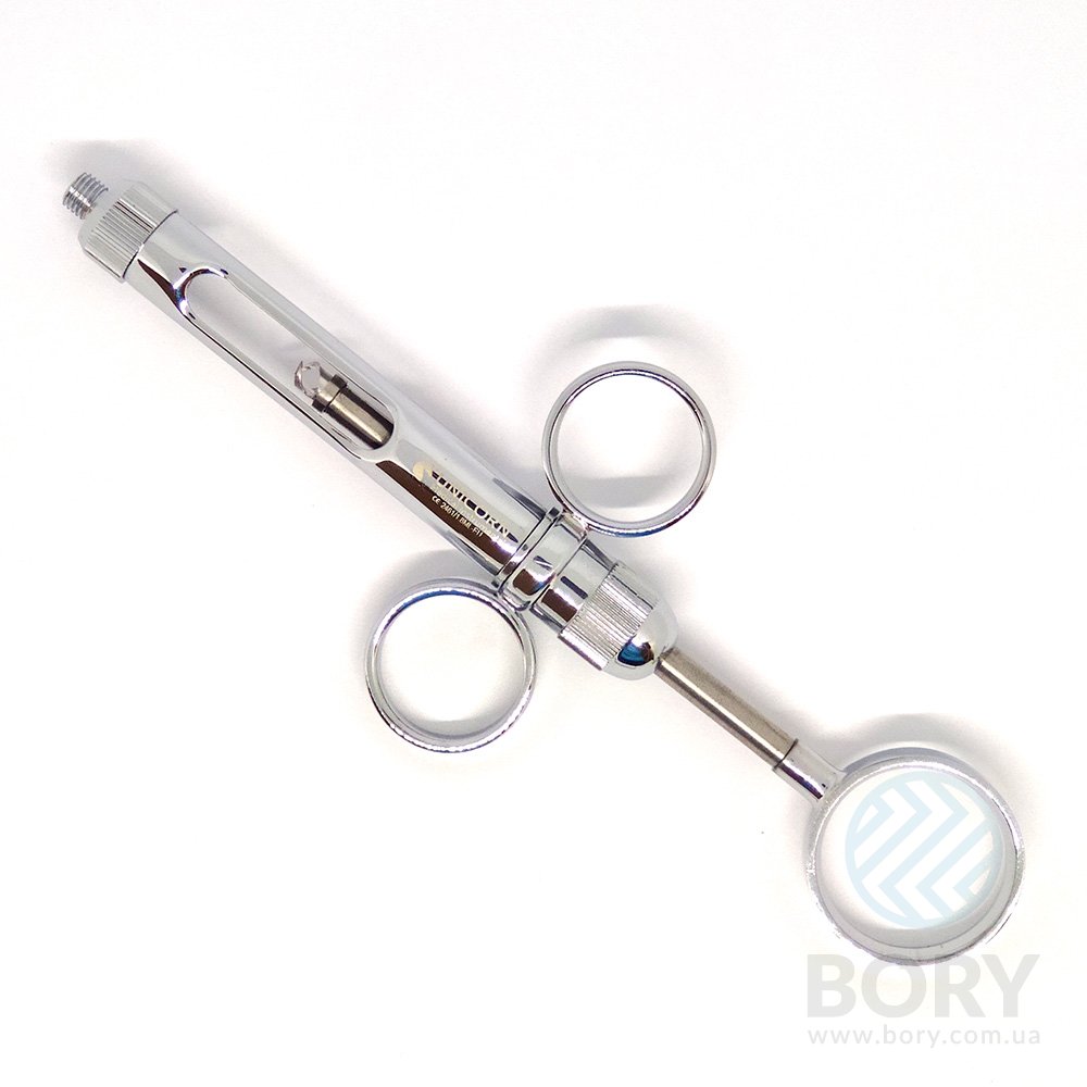 Шприц карпульный аспирационный 3 кольца Syringe 3 ring 1.8ml metric EU UNICORN Medical Instruments № 2461